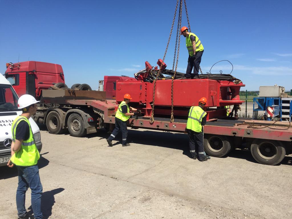 выгрузка оборудования